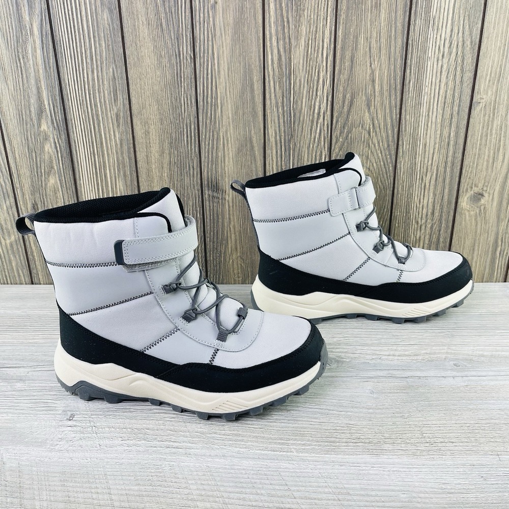Cat & Jack Kids Youth Noah Waterproof Hook & loop Winter Boots  Size 5